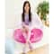 Make It Real 3C4G&#xAE; Pink Glitter Confetti Inflatable Chair